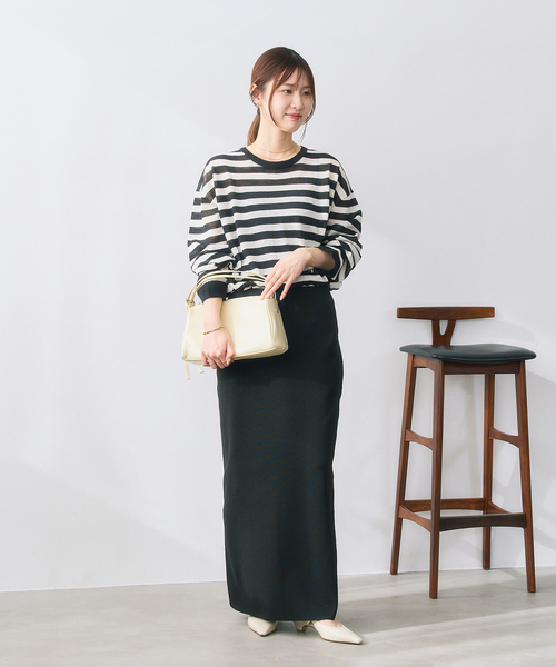 LE TALON（ルタロン）の「4cmフレンチスクエアスリングバック（パンプス・レディース・アイボリー/ガンメタ/モスグリーン/ブラックミックス・23.5cm/23cm/22.5cm/22cm/25cm/24.5cm/24cm）」の12枚目の写真