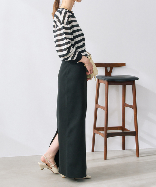 LE TALON（ルタロン）の「4cmフレンチスクエアスリングバック（パンプス・レディース・アイボリー/ガンメタ/モスグリーン/ブラックミックス・23.5cm/23cm/22.5cm/22cm/25cm/24.5cm/24cm）」の13枚目の写真