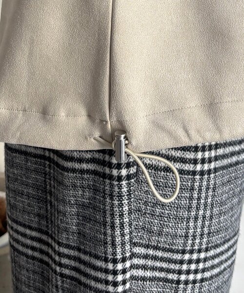 un dix cors(アンディコール)の「ドロストチュニック(Tシャツ/カットソー・レディース・ピンク/グレイッシュベージュ/オフホワイト/チャコールグレー・FREE)」の17枚目の写真