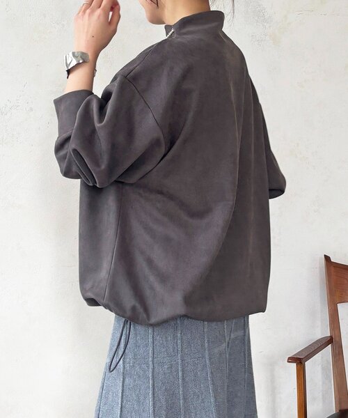 un dix cors(アンディコール)の「ドロストチュニック(Tシャツ/カットソー・レディース・ピンク/グレイッシュベージュ/オフホワイト/チャコールグレー・FREE)」の22枚目の写真