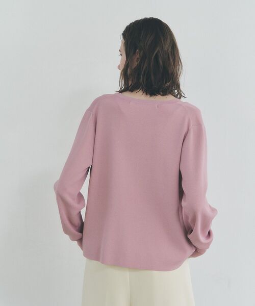 YECCA VECCA(イェッカヴェッカ)の「【UVカット/マシンウォッシャブル】アンサンブルニット(カーディガン/ボレロ・レディース・ピンク/その他7/アイボリー/ブラック・FREE)」の11枚目の写真