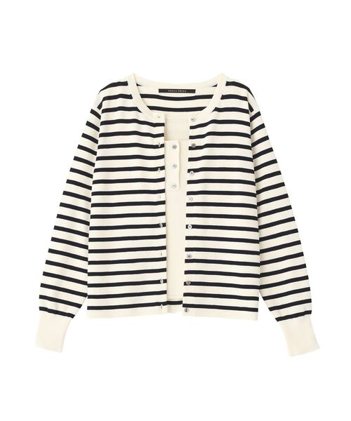 YECCA VECCA(イェッカヴェッカ)の「【UVカット/マシンウォッシャブル】アンサンブルニット(カーディガン/ボレロ・レディース・ピンク/その他7/アイボリー/ブラック・FREE)」の8枚目の写真