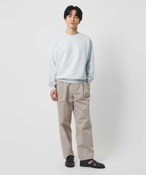 BEAUTY&YOUTH UNITED ARROWS（ビューティーアンドユースユナイテッドアローズ）の「金政メリヤス 36G クルーネック スウェット -MADE IN JAPAN-（スウェット・メンズ・ブラック/ライトブルー/ライトグレー・S/XL/L/M）」の8枚目の写真