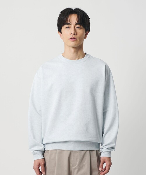 BEAUTY&YOUTH UNITED ARROWS（ビューティーアンドユースユナイテッドアローズ）の「金政メリヤス 36G クルーネック スウェット -MADE IN JAPAN-（スウェット・メンズ・ブラック/ライトブルー/ライトグレー・S/XL/L/M）」の10枚目の写真