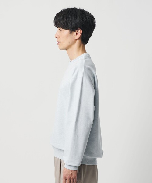 BEAUTY&YOUTH UNITED ARROWS（ビューティーアンドユースユナイテッドアローズ）の「金政メリヤス 36G クルーネック スウェット -MADE IN JAPAN-（スウェット・メンズ・ブラック/ライトブルー/ライトグレー・S/XL/L/M）」の11枚目の写真