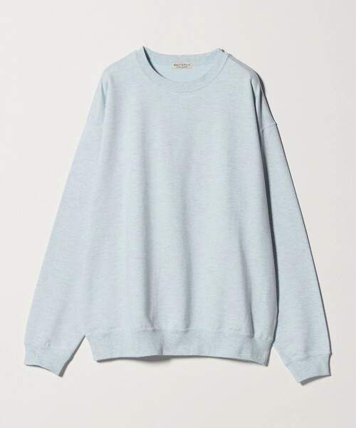 BEAUTY&YOUTH UNITED ARROWS（ビューティーアンドユースユナイテッドアローズ）の「金政メリヤス 36G クルーネック スウェット -MADE IN JAPAN-（スウェット・メンズ・ブラック/ライトブルー/ライトグレー・S/XL/L/M）」の13枚目の写真