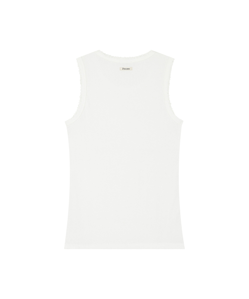 PROCESS(プロセス)の「Destroyed Logo Sleeveless - White(Tシャツ/カットソー・メンズ・その他・FREE)」の3枚目の写真
