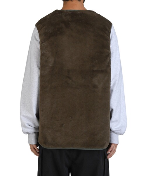 DAIWA PIER39（ダイワピア39）の「DAIWA PIER39 / ダイワ ピアサーティナイン：TECH REVERSIBLE BRITISH HUNTER FUR VEST：BJ-44025W[PIE]（その他アウター・メンズ・ダークグリーン・M/S）」の9枚目の写真