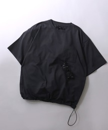 SITRY（シトリー）の「SITRY Drawcord Function T-shirt/別注 吸水速乾 UVカット ストレッチ オーバーサイズ ドローコード 半袖Tシャツ レディース メンズ（Tシャツ/カットソー）」