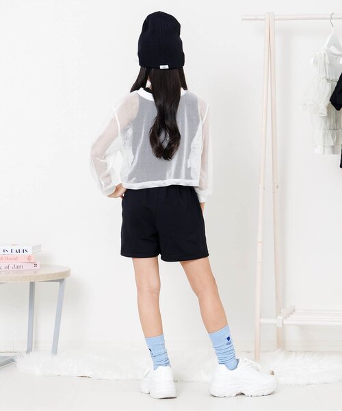 algy（アルジー）の「ハートalgyロゴルーズソックス（ソックス/靴下・キッズ・オフホワイト/ピンク/サックスブルー/ブラック・24/21）」の10枚目の写真