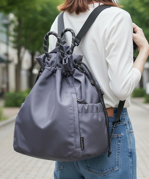 ALTROSE(アルトローズ)の「【ALTROSE】クラーク 3wayバッグ リュック トート ショルダー 250167(バックパック/リュック・レディース・グレー/ブラック/アイボリー・FREE)」の1枚目の写真