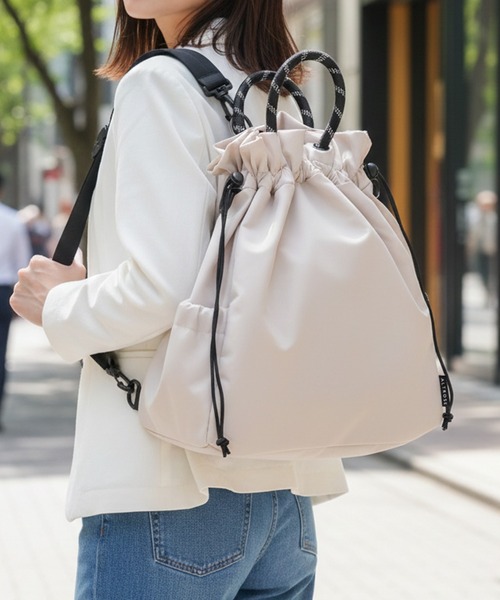 ALTROSE(アルトローズ)の「【ALTROSE】クラーク 3wayバッグ リュック トート ショルダー 250167(バックパック/リュック・レディース・グレー/ブラック/アイボリー・FREE)」の9枚目の写真