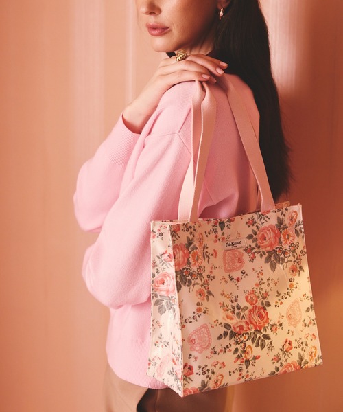 セール】ミディアム ブックバッグ Hackney Rose（トートバッグ）｜Cath