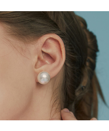 pumpkin pearl earring (14mm/16mm)