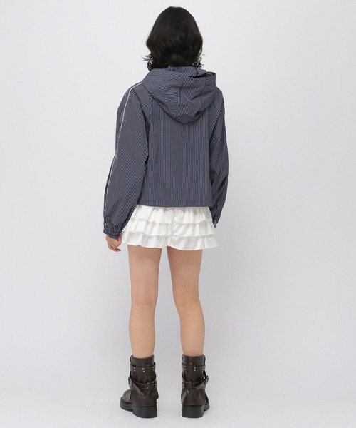 3.3 Field Trip (3.3フィールドトリップ)の「3.3 Field Trip/ナイロンジップフードブルゾン(ブルゾン・レディース・ホワイト/ネイビー・FREE)」の11枚目の写真