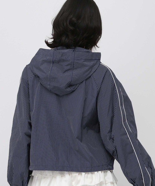 3.3 Field Trip (3.3フィールドトリップ)の「3.3 Field Trip/ナイロンジップフードブルゾン(ブルゾン・レディース・ホワイト/ネイビー・FREE)」の13枚目の写真