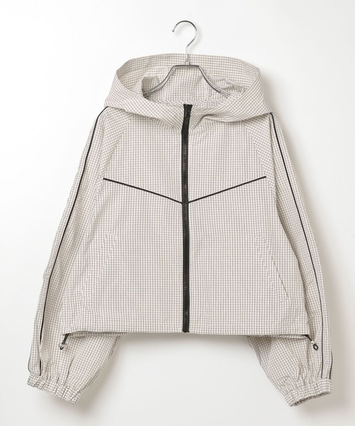 3.3 Field Trip (3.3フィールドトリップ)の「3.3 Field Trip/ナイロンジップフードブルゾン(ブルゾン・レディース・ホワイト/ネイビー・FREE)」の15枚目の写真
