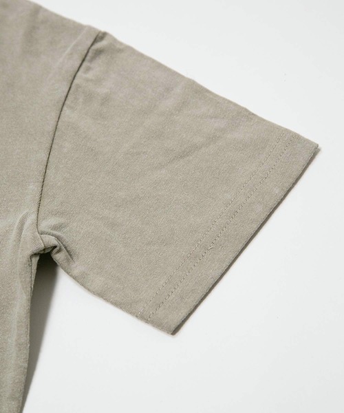 MAKE YOUR DAY（メイクユアデイ）の「製品染めひまわり半袖Tシャツ■80～140cm（Tシャツ/カットソー・キッズ・ベージュ/チャコールグレー・90/100/110/120/130/140/80）」の9枚目の写真