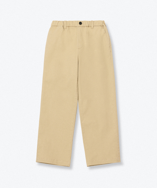 MUSINSA STANDARD KIDS（ムシンサスタンダードキッズ）の「レギュラーフィットバンディングチノパンツ[ベージュ]（その他パンツ・レディース・その他・100/110/120/130/140/150/160）」の3枚目の写真