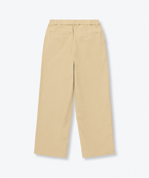 MUSINSA STANDARD KIDS（ムシンサスタンダードキッズ）の「レギュラーフィットバンディングチノパンツ[ベージュ]（その他パンツ・レディース・その他・100/110/120/130/140/150/160）」の4枚目の写真