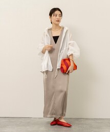 MAQWEL（マクウェル）の「【MAQWEL/マクウェル】ウォッシャブルサテンワンピース（ワンピース）」