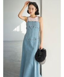 LILY BROWN | デニムキャミワンピース(ワンピース)