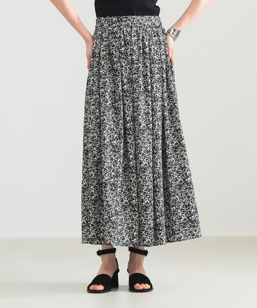 Demi-Luxe BEAMS(デミルクス ビームス)の「【8/6値下げ】プチフラワー プリント スカート(スカート・レディース・イエロー/ブラック・36/38)」の6枚目の写真