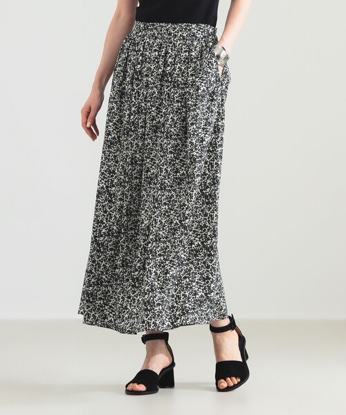 Demi-Luxe BEAMS(デミルクス ビームス)の「【8/6値下げ】プチフラワー プリント スカート(スカート・レディース・イエロー/ブラック・36/38)」の7枚目の写真