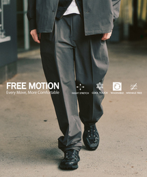 417 EDIFICE | 【FREE MOTION】 イージーパンツ(スラックス)