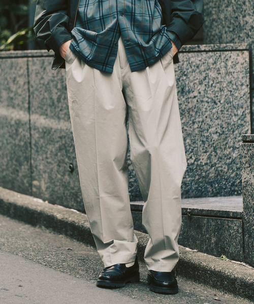 417 EDIFICE（フォーワンセブンエディフィス）の「【FREE MOTION】 イージーパンツ（スラックス・メンズ・カーキ/ブラック系その他/ベージュ・LARGE/MEDIUM/SMALL）」の12枚目の写真