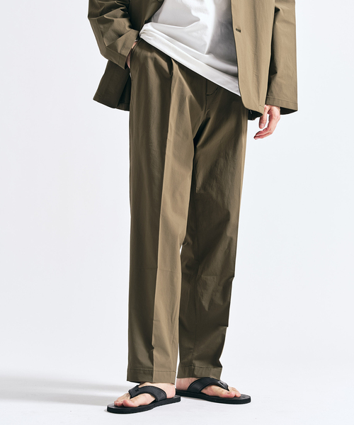 417 EDIFICE（フォーワンセブンエディフィス）の「【FREE MOTION】 イージーパンツ（スラックス・メンズ・カーキ/ブラック系その他/ベージュ・LARGE/MEDIUM/SMALL）」の17枚目の写真