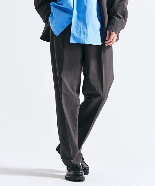 417 EDIFICE（フォーワンセブンエディフィス）の「【FREE MOTION】 イージーパンツ（スラックス・メンズ・カーキ/ブラック系その他/ベージュ・LARGE/MEDIUM/SMALL）」の19枚目の写真