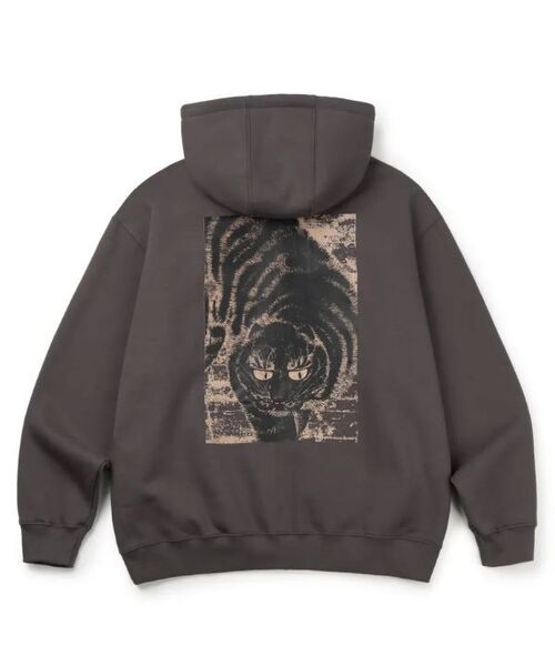 (с подкладкой) Tiger‑fur Parker Zip‑up (Chokor) — джип‑ап парка с мехом