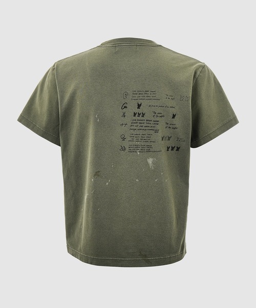MASU(エムエーエスユー)の「WASTED RED ANGEL T-SHIRT(Tシャツ/カットソー・メンズ・ブラック/オリーブ/ホワイト・48/46)」の4枚目の写真