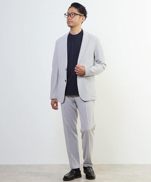 MEN'S MELROSE（メンズメルローズ）の「アクティブエアトラウザー(セットアップ可)（スラックス・メンズ・ネイビー/ライトグレー/ライトブラウン・3/4/5/2）」の22枚目の写真