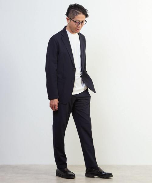 MEN'S MELROSE（メンズメルローズ）の「アクティブエアトラウザー(セットアップ可)（スラックス・メンズ・ネイビー/ライトグレー/ライトブラウン・3/4/5/2）」の5枚目の写真