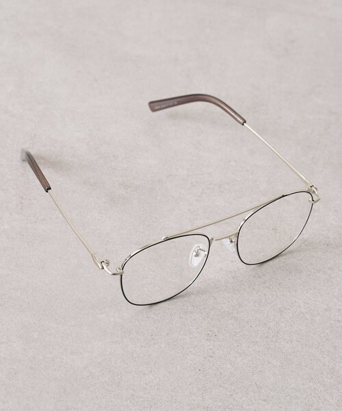 mystic（ミスティック）の「ダブルブリッジメガネ（メガネ・レディース・シルバー・ONE SIZE）」の10枚目の写真