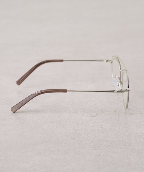 mystic（ミスティック）の「ダブルブリッジメガネ（メガネ・レディース・シルバー・ONE SIZE）」の13枚目の写真