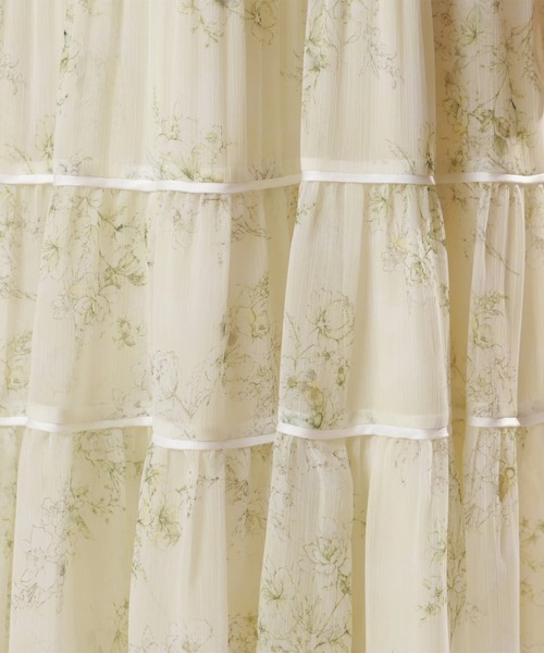 JUSGLITTY（ジャスグリッティー）の「ブーケプリントワンピース（ワンピース・レディース・ライトイエロー/ネイビー・0/1/2）」の22枚目の写真