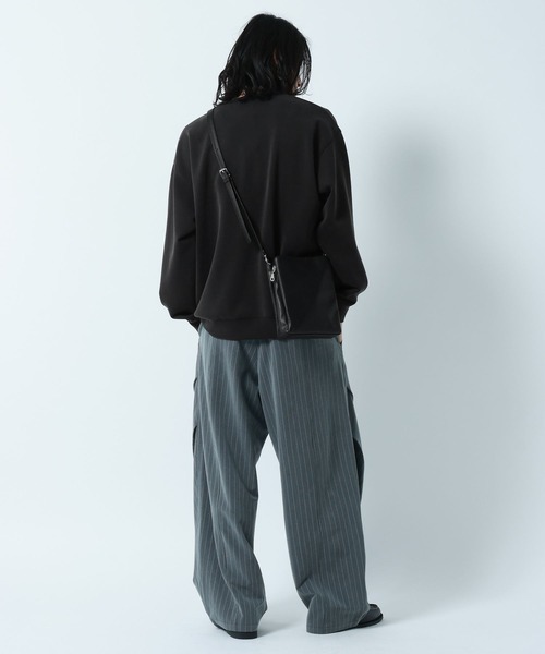 RAGEBLUE（レイジブルー）の「3Pocket Square Shoulder Bag/3ポケットスクエアショルダーバッグ（ショルダーバッグ・メンズ・ブラック/ダークブラウン/ダークグレー・FREE）」の6枚目の写真