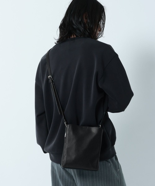 RAGEBLUE（レイジブルー）の「3Pocket Square Shoulder Bag/3ポケットスクエアショルダーバッグ（ショルダーバッグ・メンズ・ブラック/ダークブラウン/ダークグレー・FREE）」の4枚目の写真
