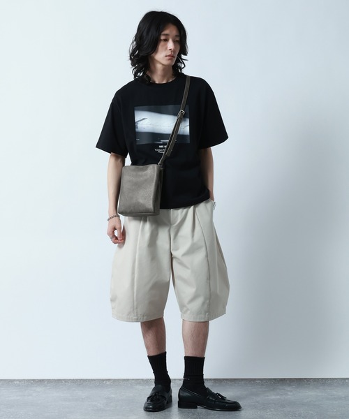 RAGEBLUE(レイジブルー)の「3Pocket Square Shoulder Bag/3ポケットスクエアショルダーバッグ(ショルダーバッグ・メンズ・ブラック/ダークブラウン/ダークグレー/グレー系その他・FREE)」の5枚目の写真