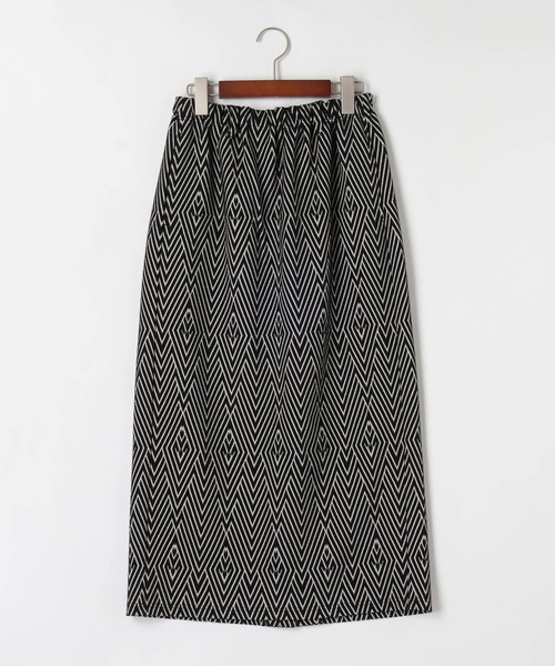 niko and...（ニコアンド）の「[MODE NORM CORE] ジグザグナローマキシスカート（スカート・レディース・モカ/アイボリー/ブラック・LARGE/MEDIUM）」の20枚目の写真