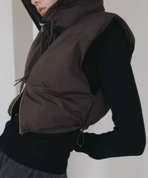 anuke　Hooded Down Vest フードダウンベスト/62620101