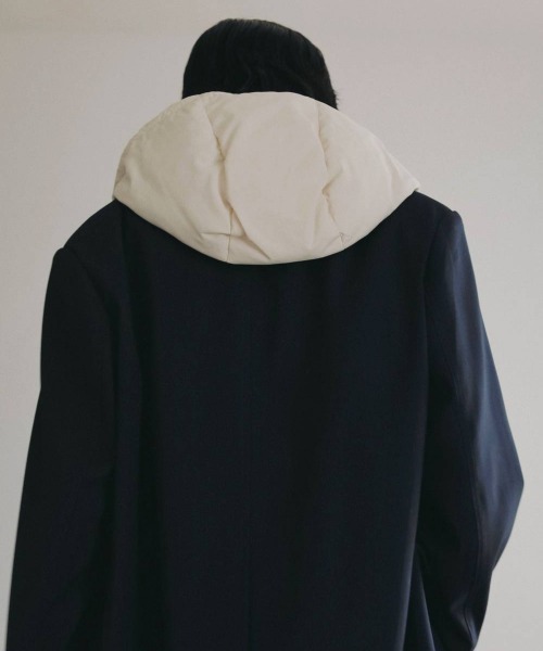 anuke(アンヌーク)の「anuke Hooded Down Vest フードダウンベスト/62620101(ダウンベスト・レディース・アイボリー/ブラウン・ONE SIZE)」の5枚目の写真