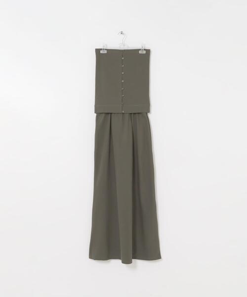 LAATO(ラート)の「flare long skirt set(スカート・レディース・ブラウン/ダークグレー/ベージュ・FREE)」の11枚目の写真