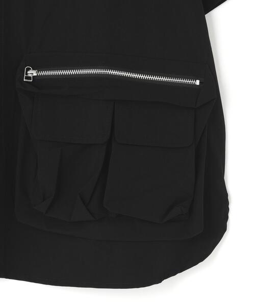 DANKE SCHON(ダンケシェーン)の「【WEB&DEPOT限定】DankeSchon/ダンケシェーン/PTWILL ZIP CARGO S/S SHIRTS(シャツ/ブラウス・メンズ・ブラック・L/M)」の7枚目の写真