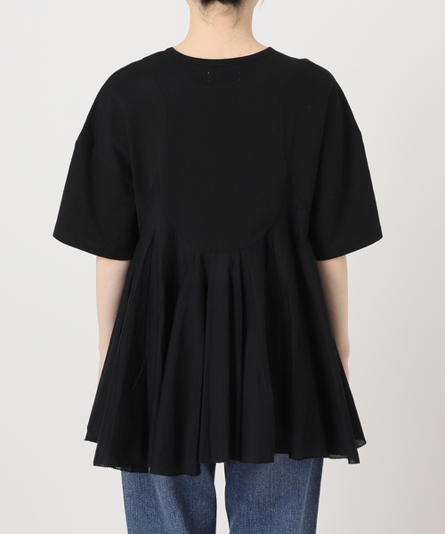 Spick & Span(スピックアンドスパン)の「AAYUSHI / アユーシ ペプラムラッフルTシャツ(Tシャツ/カットソー・レディース・ホワイト/ブラック・FREE)」の19枚目の写真