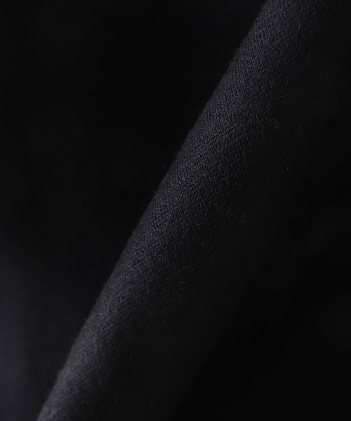 Ets.MATERIAUX（マテリオ）の「ETS.MATERIAUX(マテリオ) wool ringer Tシャツ（Tシャツ/カットソー・メンズ・ブラック/ラベンダー・MEDIUM/LARGE）」の4枚目の写真