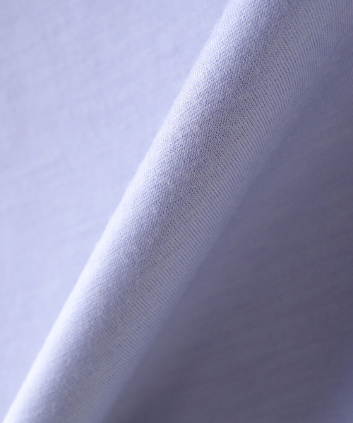 Ets.MATERIAUX（マテリオ）の「ETS.MATERIAUX(マテリオ) wool ringer Tシャツ（Tシャツ/カットソー・メンズ・ブラック/ラベンダー・MEDIUM/LARGE）」の5枚目の写真